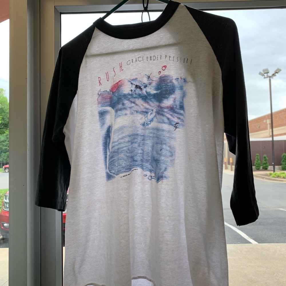 Vintage RUSH raglan ‘84 tour ORIGINAL